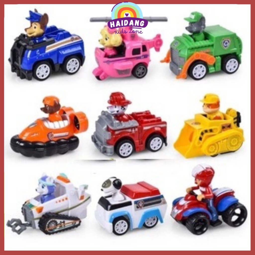 Chó Cứu Hộ Paw Patrol, Đội Chó Cứu Hộ Mô Hình 7 Con
