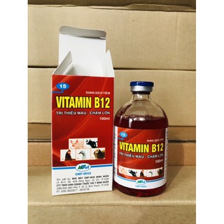 Vitamin B12 [100ml] Bổ máu cho gà đá
