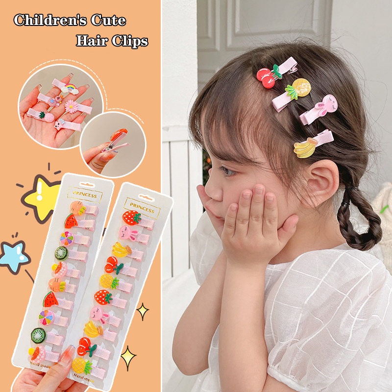 Kẹp Tóc Đính Hoa Dễ Thương Cho Bé Gái