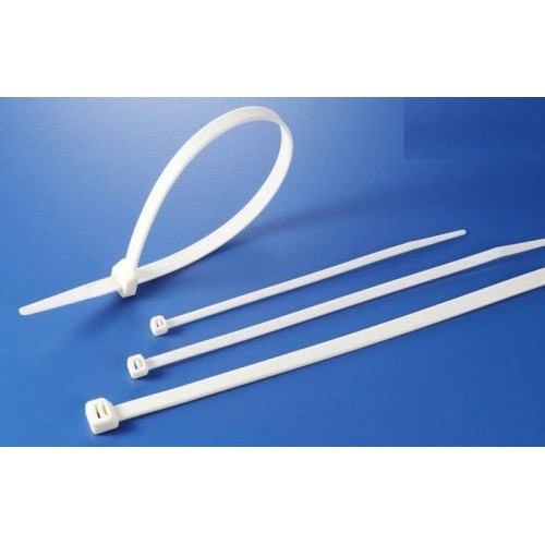 Bó 100 Dây Thít, Dây Rút, Lạt Nhựa Trắng 40cm JingDa