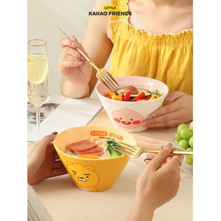 Kakao friends bát mì ramen bằng gốm sứ, đựng hoa quả salad