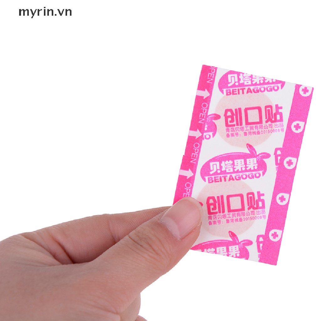 Hộp 100 Băng Keo Y Tế Mini Hình Tròn Dùng Một Lần
