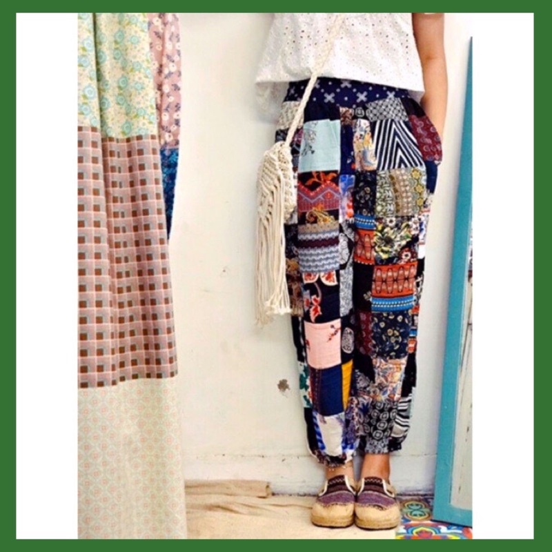 || MẤN - manintage || - Ali33 ghép vải lanh Thái