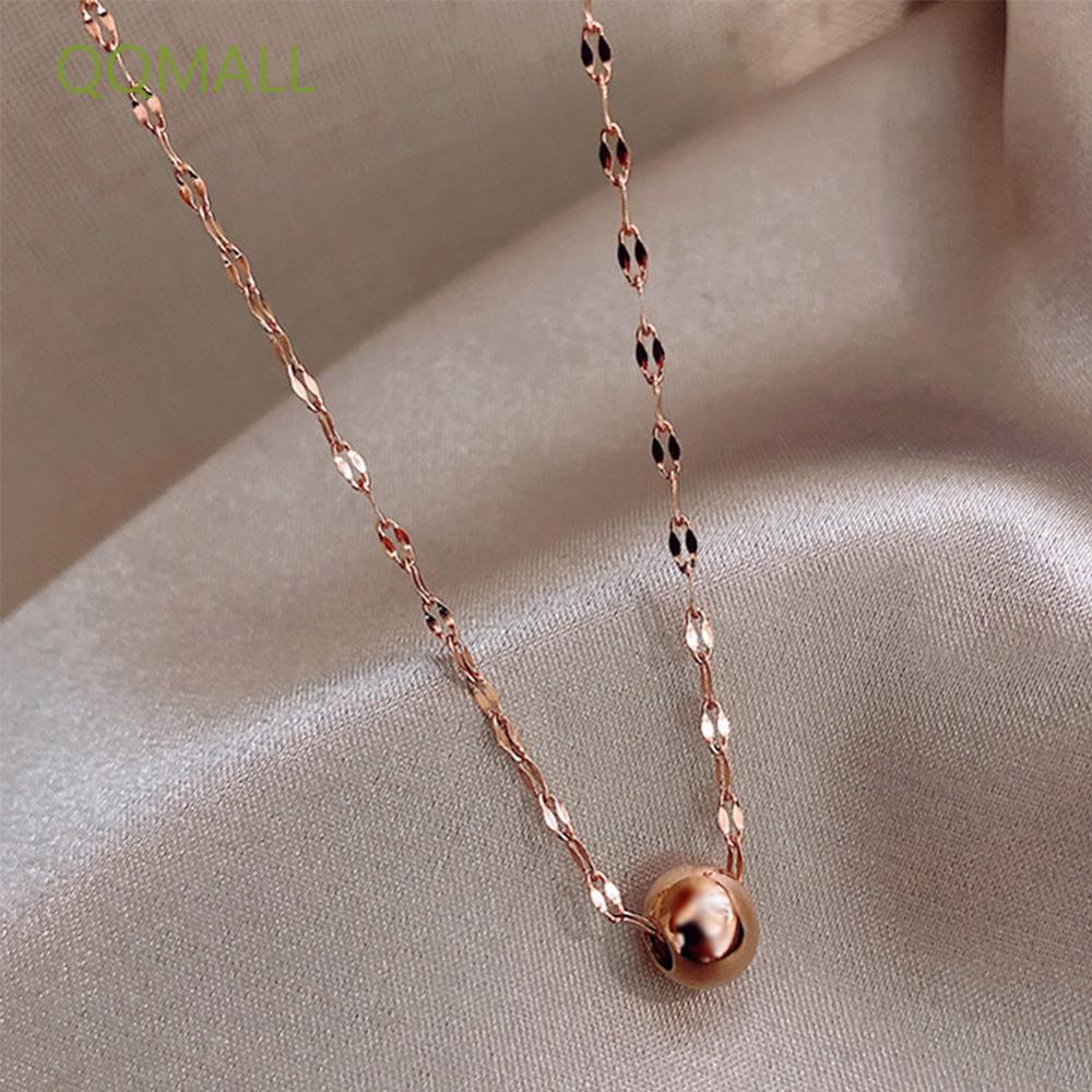 vòng cổ Mặt Tròn Bằng Thép Không Gỉ