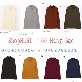 Áo len tăm nữ cổ 3 phân Uniplo Nhật 2018-2019