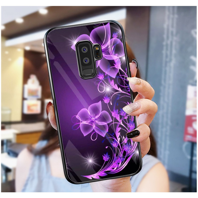 Ốp Lưng SAMSUNG S9, S9 PLUS mặt kính cường lực cao cấp