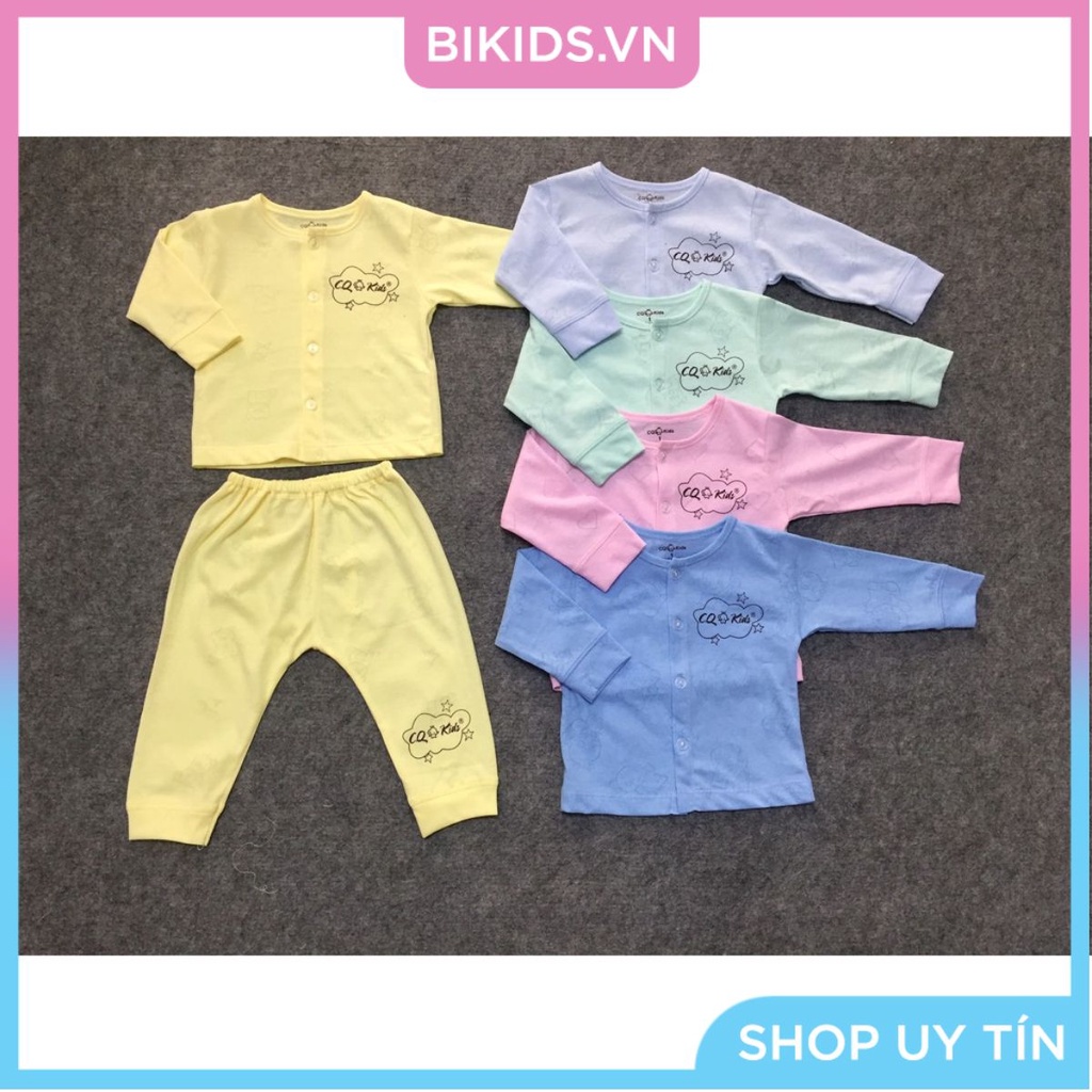 Bộ ss cài giữa dài tay lỗ thông hơi CQ Kids