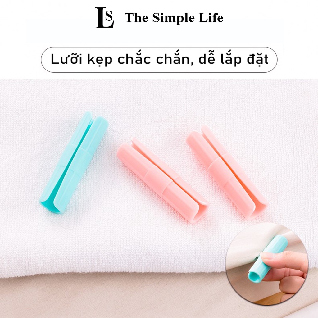 Kẹp cố định ga giường, kẹp giữ ga giường chống xê dịch, chống trượt cao cấp, bọc kín túi thực phẩm đa năng [CHÍNH HÃNG]