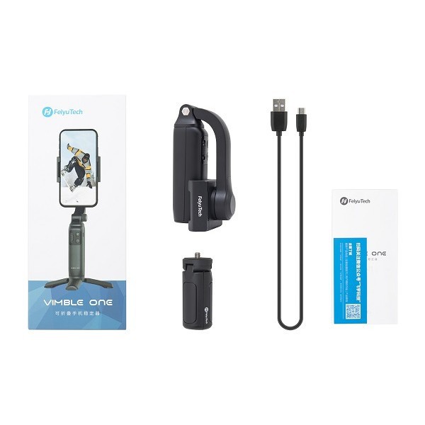 Hỏa Tốc Gimbal chống rung cho điện thoại VIMBLE ONE hỗ trợ đa dòng điện thoại, chống rung quay phim gấp gọn tiện lợi