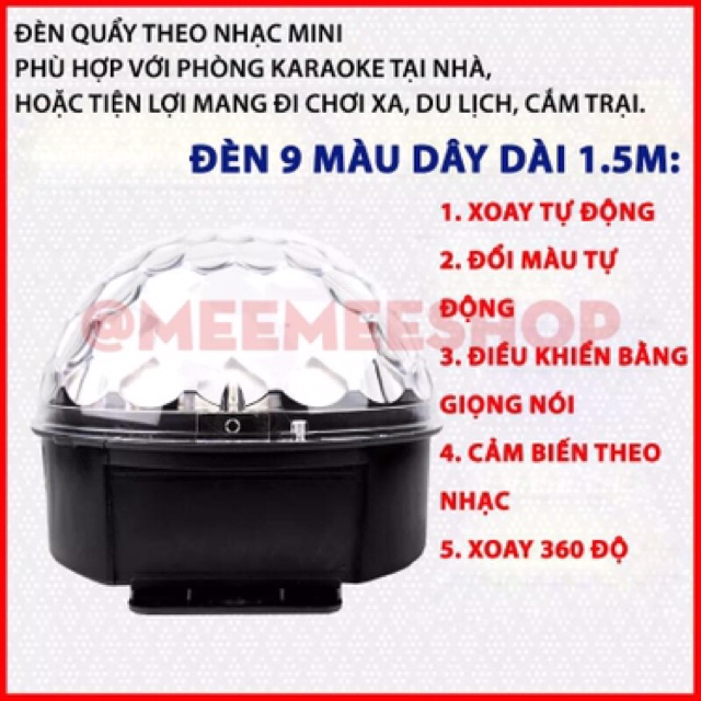 ĐÈN LED KARAOKE TẠI GIA- ĐA SẮC - NHỎ GỌN CỰC TIỆN - CÓ SẴN