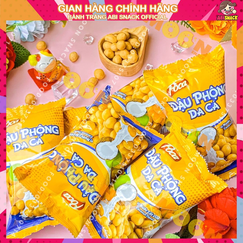Snack Đậu Phộng Da Cá Poca Vị Nước Cốt Dừa 38g