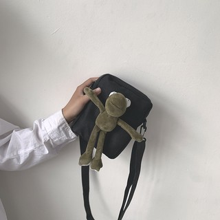 Túi vải phối gấu dễ thương