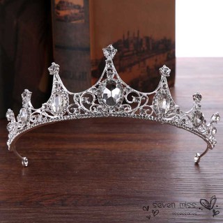 Vương miện cô dâu đính đá sang trọng
