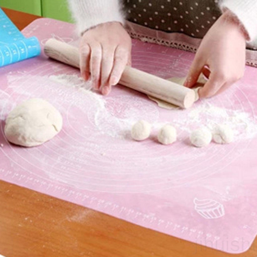 Silicone Thảm Silicon Nhào Bột Làm Bánh Tiện Dụng Cho Nhà Bếp