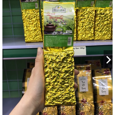 Trà Tân Cương Ướp Sen Thượng Hạng- Trà Thái Nguyên Chính Hãng Tân Cương Xanh