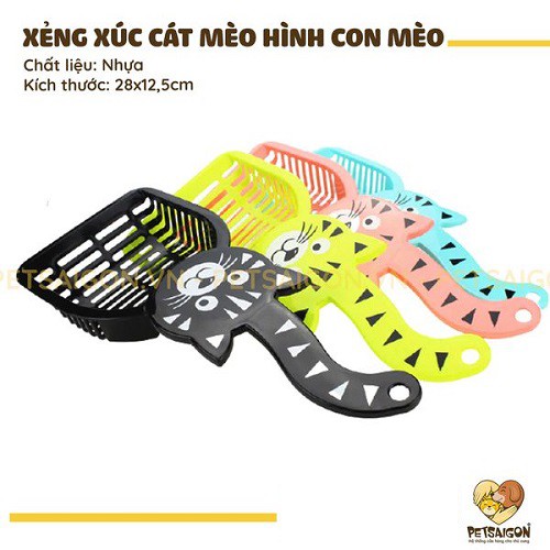 XẺNG XÚC CÁT VỆ SINH HÌNH CON MÈO