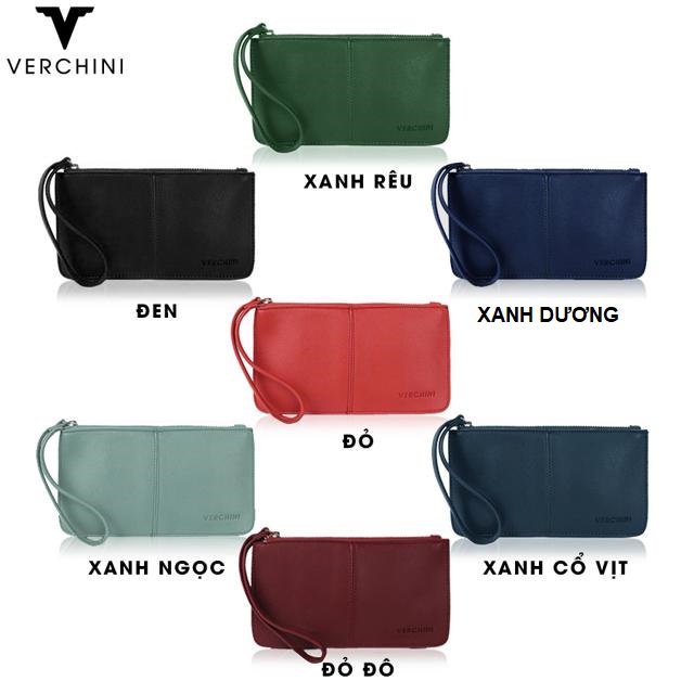 Ví cầm tay Verchini 3 ngăn với 2 đường chỉ 390 | BigBuy360 - bigbuy360.vn