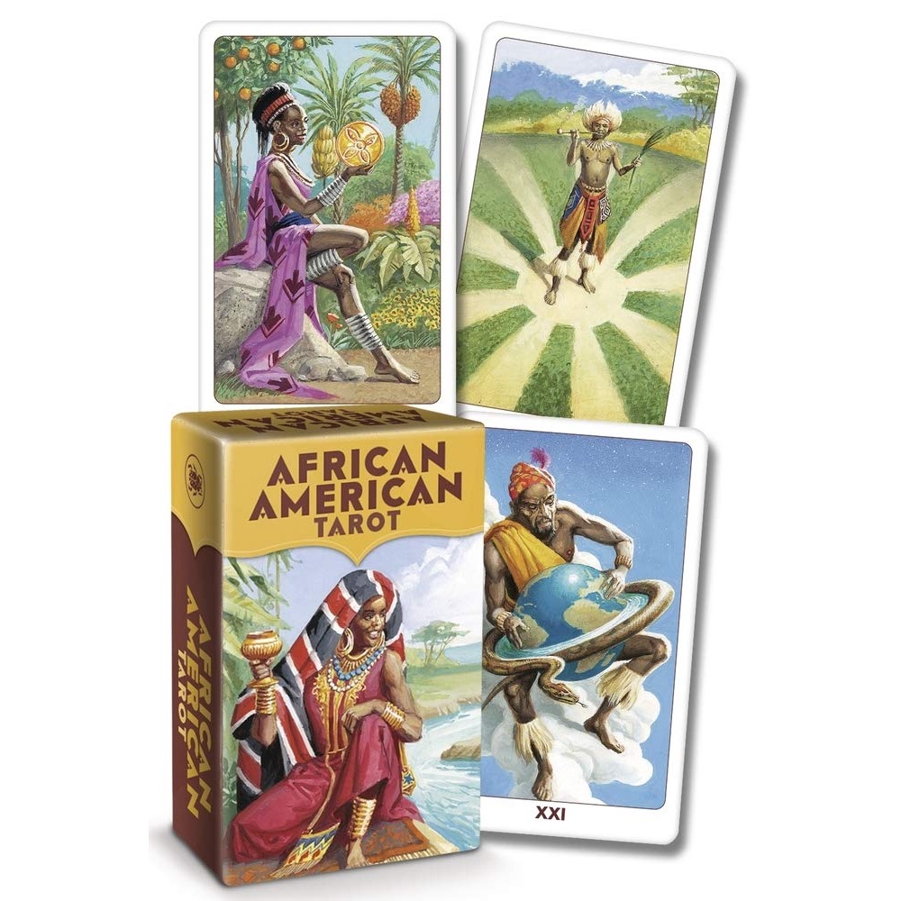 Bộ Bài African American Tarot - Mini Edition (Mystic House Tarot Shop) - Bài Gốc Authentic Chính Hãng 100%