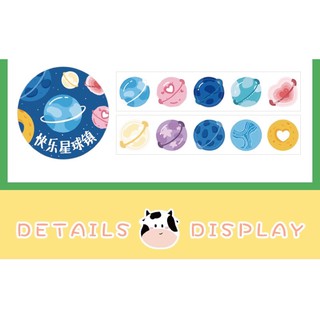 100 tấm sticker dạng cuộn