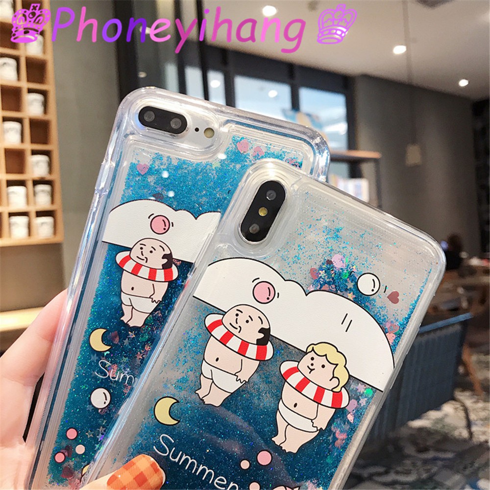 OPPO Reno5 Reno 5 Pro A15 A93 A53 A33 A52 A72 A92 A12 A12e Reno4 4F F17Pro A83 Ốp điện thoại cát chảy hình hoa đào/ bãi biển cho | BigBuy360 - bigbuy360.vn