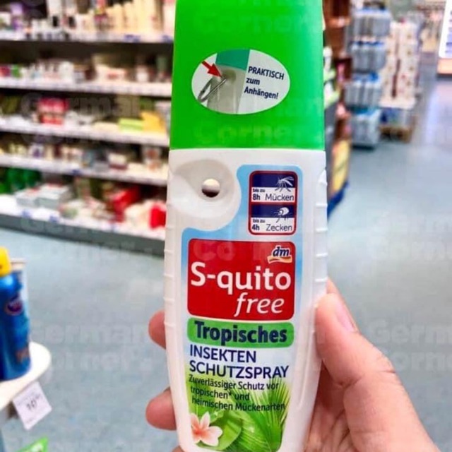 Xịt chống muỗi và côn trùng S-Quito ( hàng nhập từ Đức)