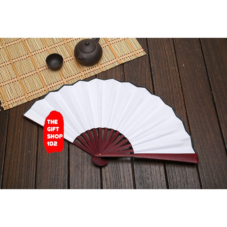 Quạt Giấy Lụa Cao Cấp