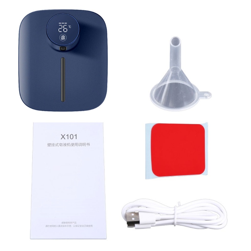 Hộp Đựng Xà Phòng Gắn Tường Cảm Biến Thông Minh Có Thể Sạc Lại