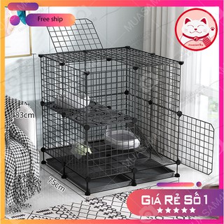 Miếng quây chuồng ⚡𝐅𝐑𝐄𝐄𝐒𝐇𝐈𝐏⚡ Miếng ghép chuồng chó, mèo, thỏ, làm lồng chuột, chim đa năng [TẶNG CHỐT]