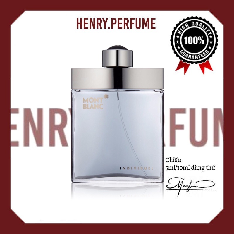 ⛅ Nước hoa Montblanc Individuel 10ml ®️