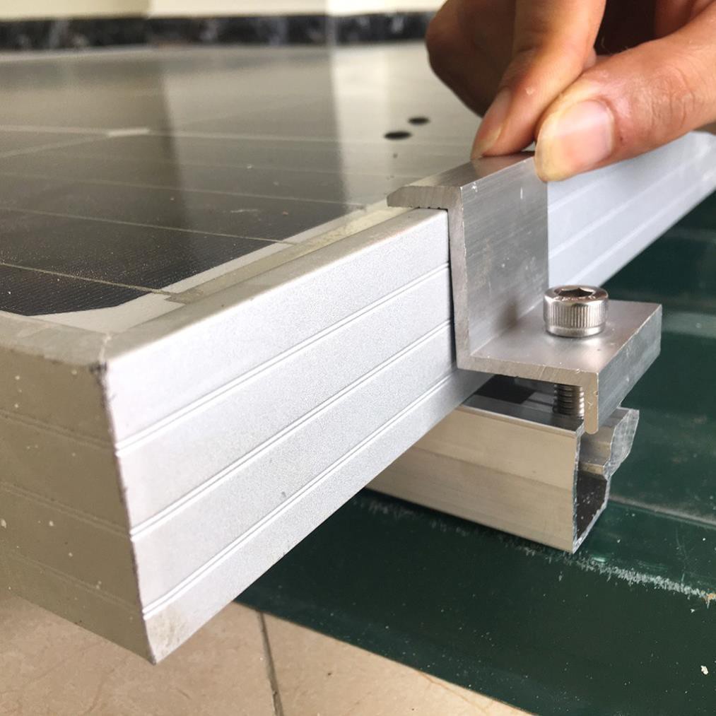 Kẹp biên, kẹp giữa, thanh ray lắp tấm pin NLMT