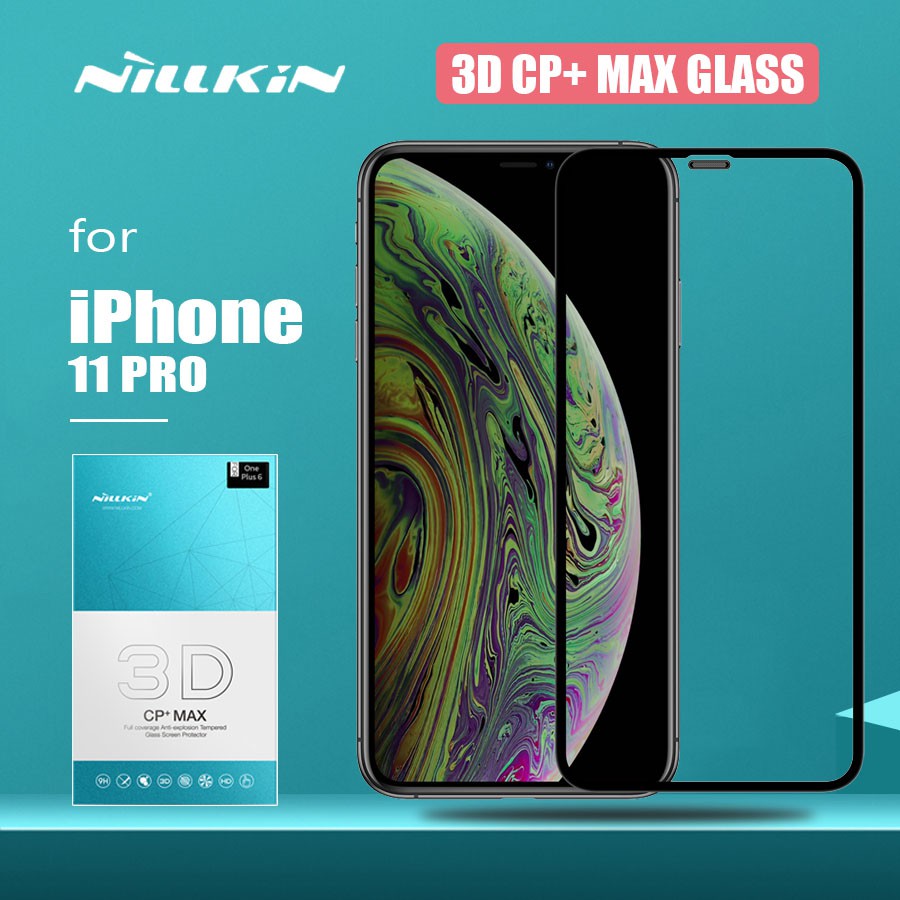 KÍNH CƯỜNG LỰC IPHONE 11 PRO NILLKIN 3D CP MAX CHÍNH HÃNG [NEW SALEOFF]