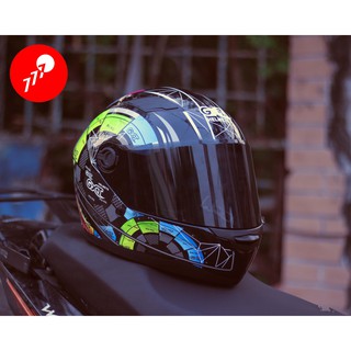 NÓN BẢO HIỂM FULLFACE GXT TEM ĐỒNG HỒ