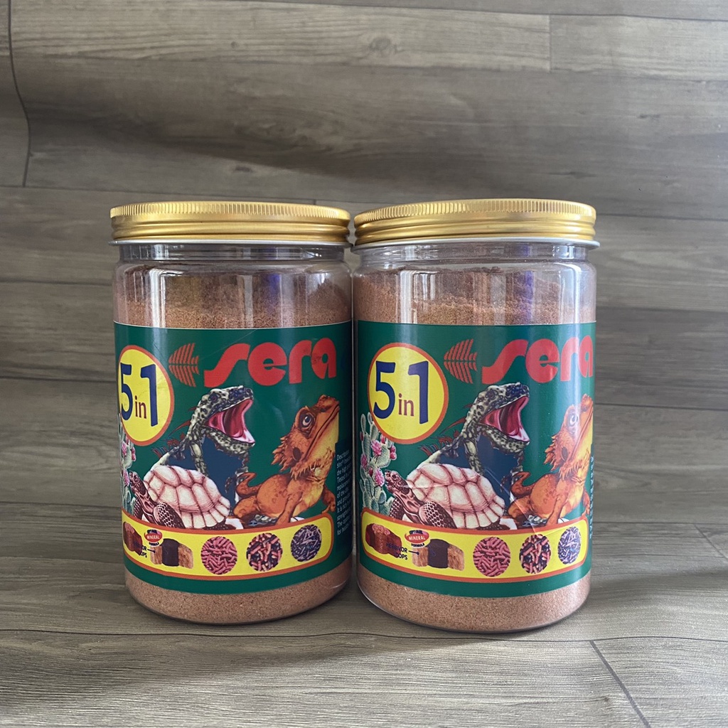 COMBO 2 HỘP SERA 5 IN 1 CHO BÒ SÁT 1KG