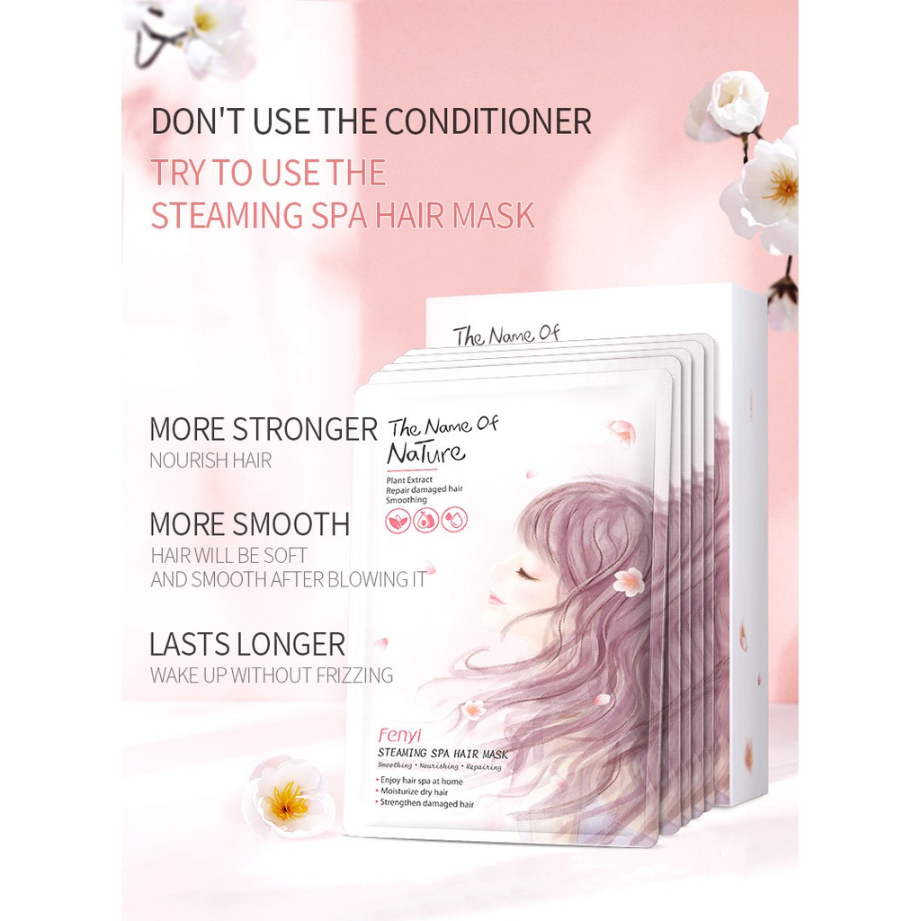 [Lẻ 1 gói] Mặt nạ ủ tóc Fenyi Steaming Spa Hair Mask 35g hàng nội địa Trung | BigBuy360 - bigbuy360.vn