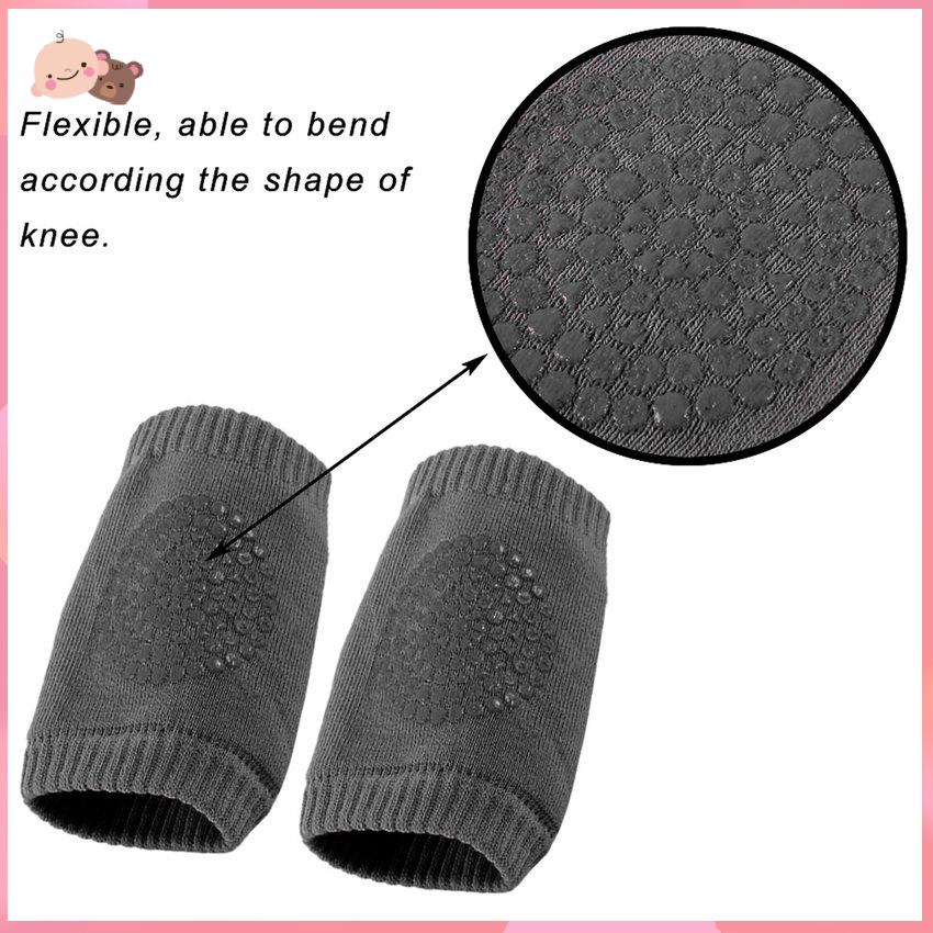 Băng gối bảo vệ đầu gối cho bé đính silicon chống trượt