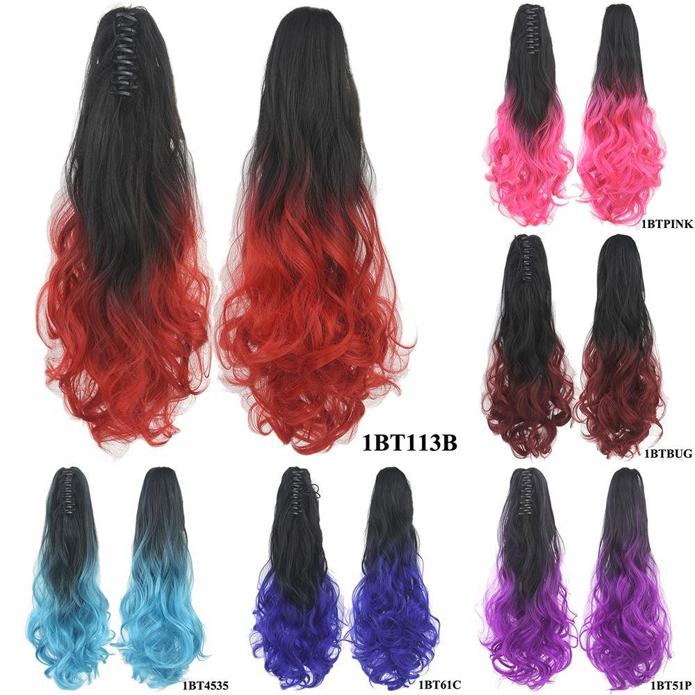 ANEMONE Tóc Giả Đuôi Ngựa 15 Màu Thời Trang Cho Nữ