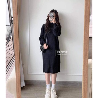 Đầm len đầy dịu dàng ấm áp basic