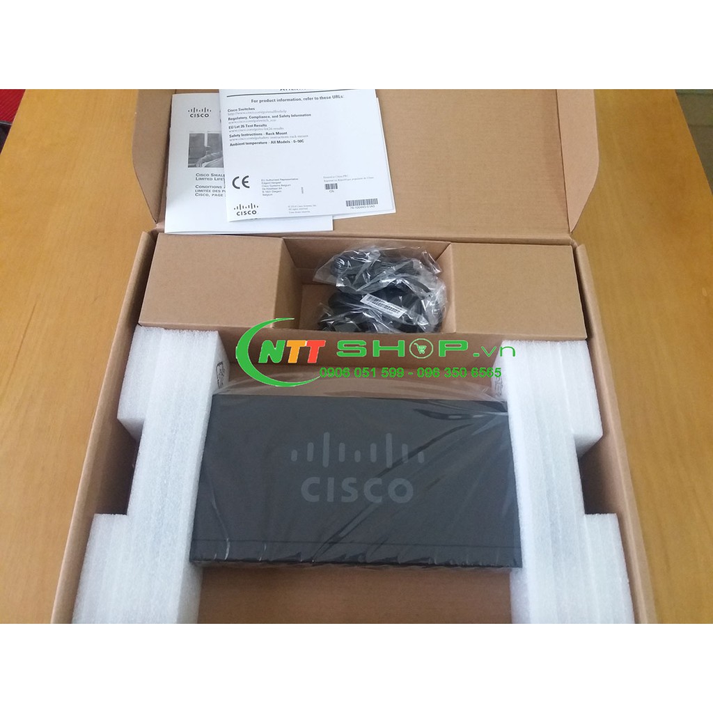 SG95-16  Thiết bị mạng Cisco SMB 95 Series Unmanaged 16 Ports 10/100/1000 Mbps