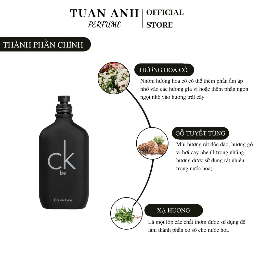 Nước hoa nam Calvin Klein CK Be chính hãng giá rẻ TUAN ANH PERFUME