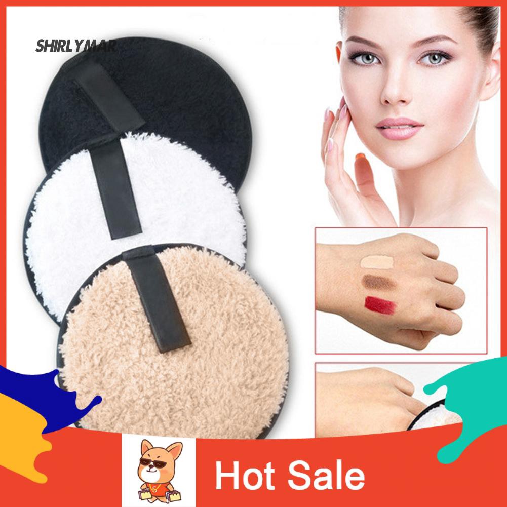 ☞Wi Soft Sponge Magic Makeup Remover Powder Puff Deep Cleaning Microfiber Cloth Pad