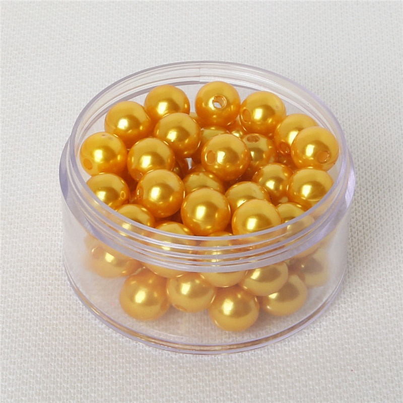 Set Hạt Ngọc Trai Nhân Tạo Tròn 4/6/8/10mm Dùng Làm Đồ Trang Sức Thủ Công