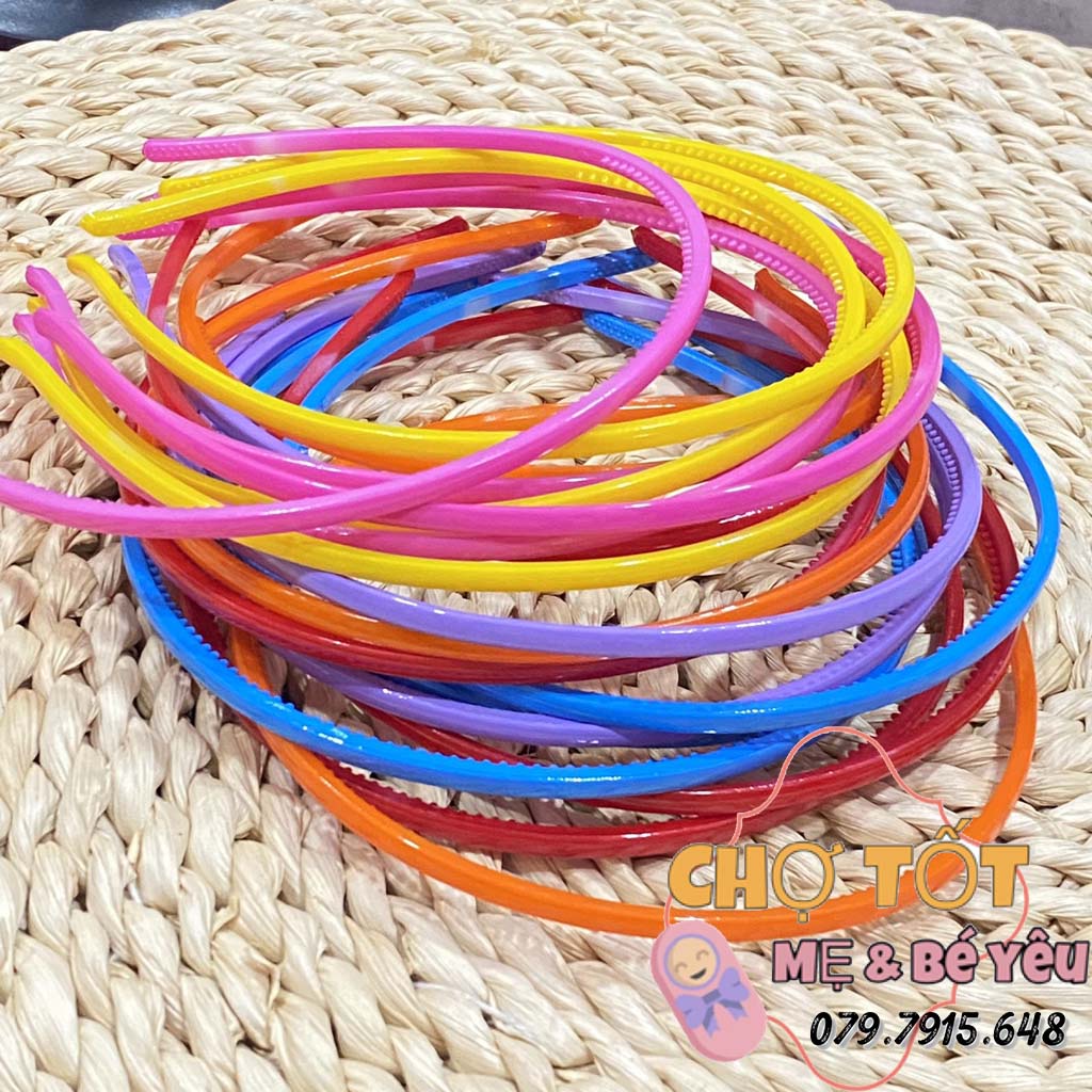 Cài Tóc Nhựa Dẻo Size Nhỏ, Cài Tóc Nhí (nhiều màu)