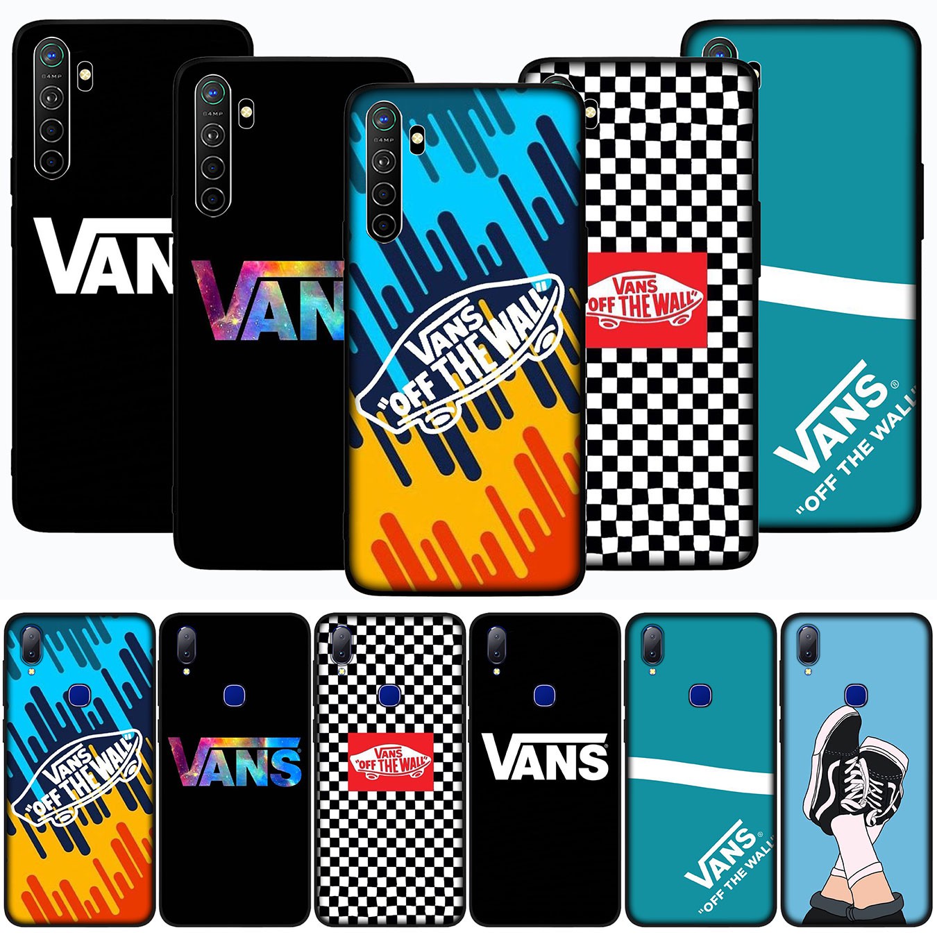 VANS Ốp Lưng Điện Thoại Nhựa Mềm Xiaomi Redmi Note 8 Pro 8t 4x 4a 6a Note8 Pocophone F1