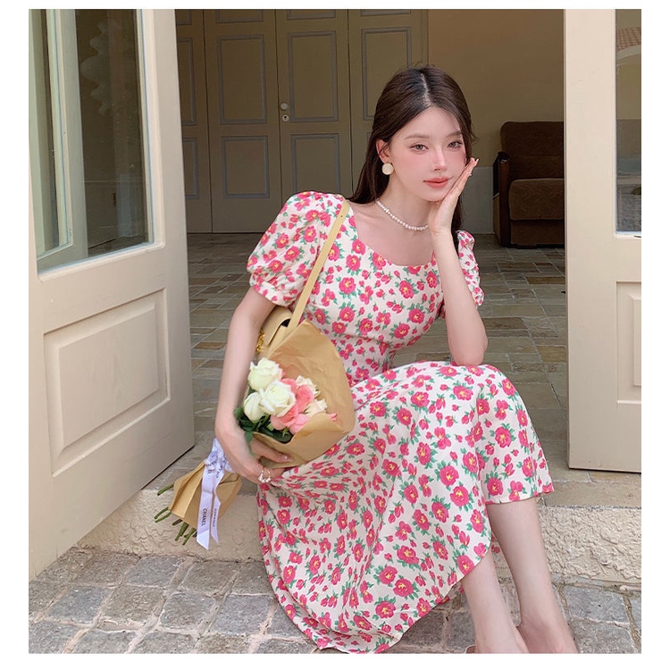 Đầm Hở Lưng Cột Dây Đính Hạt Ngọc Trai Xinh Xắn Thời Trang Cho Nữ