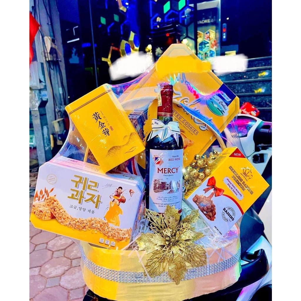 Giỏ Qùa Tết Hộp Qùa Tặng Đựng Bánh Kẹo Đẹp Giá Rẻ Biếu Tết Đơn Giản Sang Trọng Cao Cấp Cho Doanh Nghiệp 2022 | BigBuy360 - bigbuy360.vn