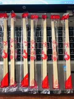 Bộ 100 Đôi Đũa Gỗ Dùng 1 Lần Bao Nilon