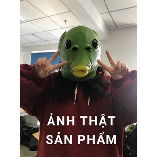 ( Hàng Có Sẵn ) Mặt nạ cá xanh