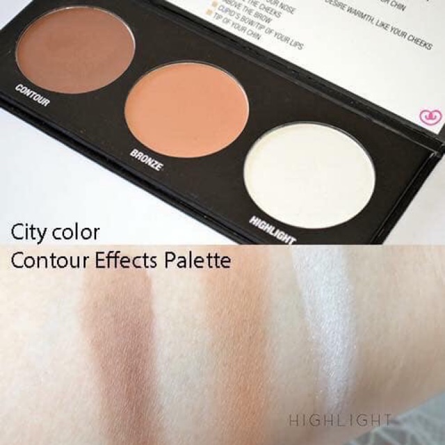 BẢNG TẠO KHỐI CITY COLOR CONTOUR PALETTE 3 Ô