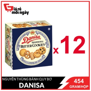 Quận 3 thùng bánh danisa bánh quy bơ hộp thiếc date mới nhất 454g
