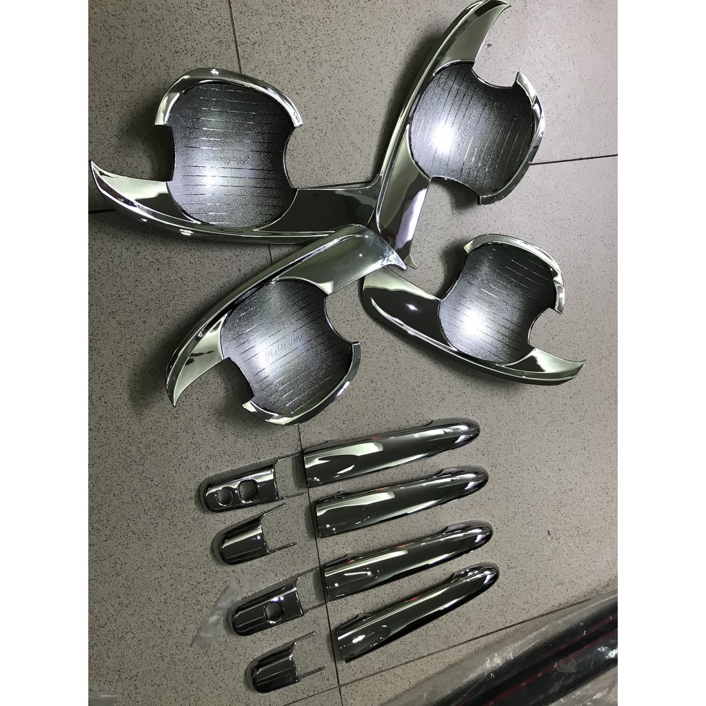 Bộ ốp tay Cửa + hõm Cửa mạ crom xe Toyota Avanza 2019-2020
